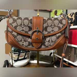 Coach Soho 25 Crystal Signature Jacquard Shoulder Bag